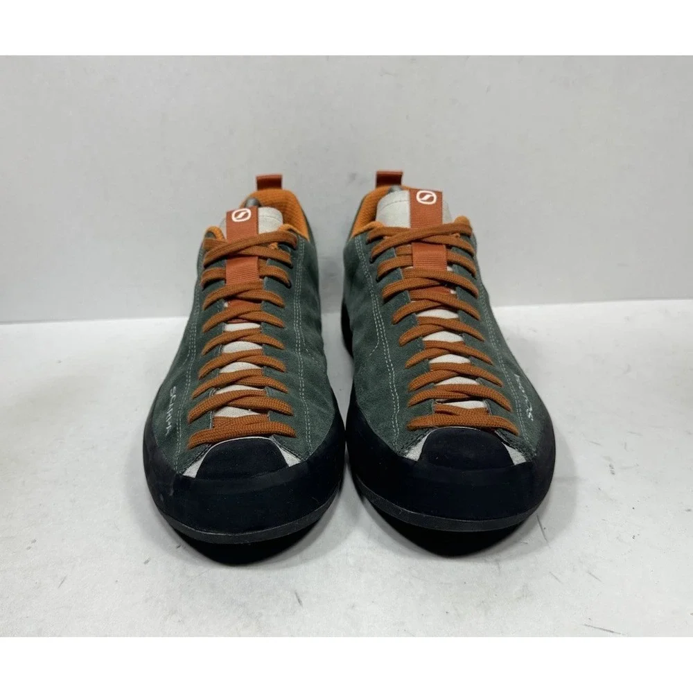 Scarpa Mojito Wrap Hiking Trail Shoes Men's Size 10.5 Green Orange